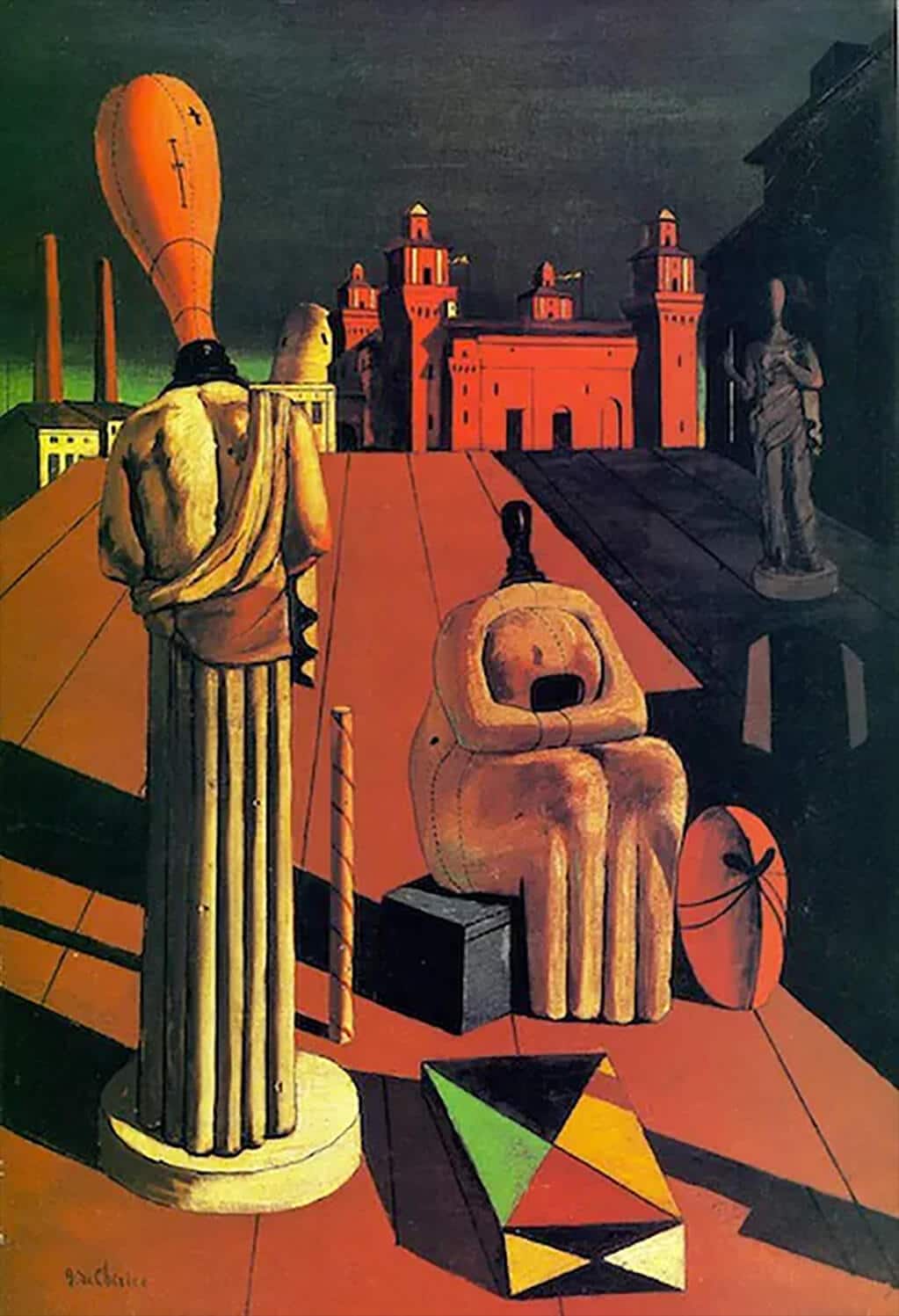 The Disquieting Muses, de Chirico (1918); private collection