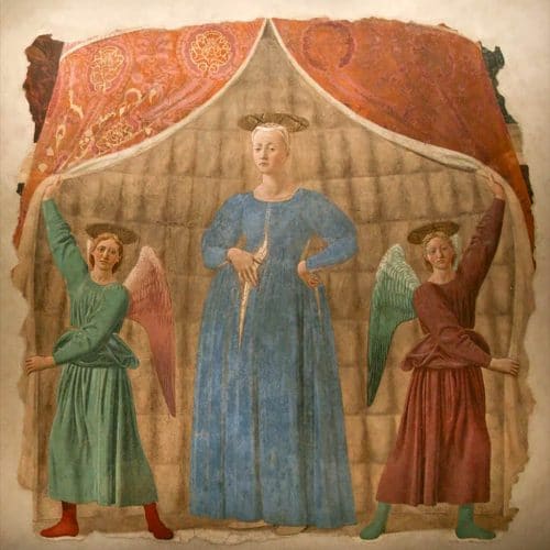 Madonna del Parto, c.1460; Monterchi