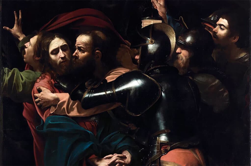The Taking of Christ, Michelangelo Merisi da Caravaggio, 1602, National Gallery of Ireland