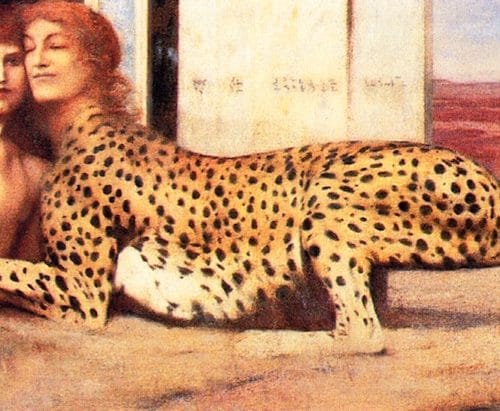Fernand_Khnopff, L'Art (The Caress), 1896