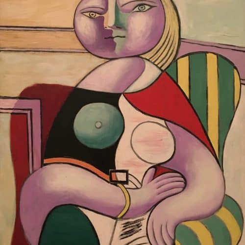 Picasso portrait of lover
