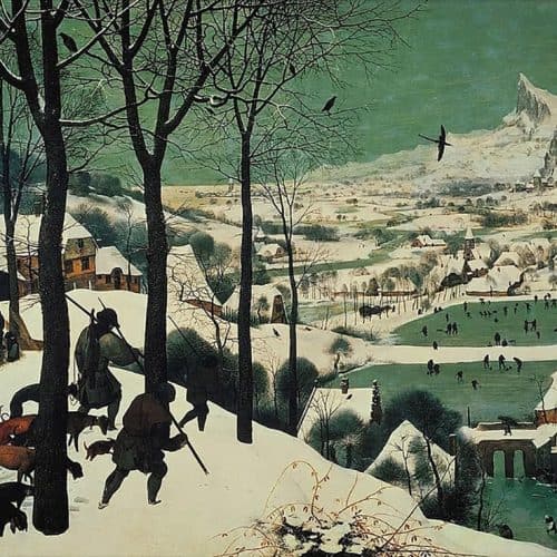 Hunters in the Snow, Pieter Bruegel the Elder (1565); Kunsthistorisches Museum, Vienna