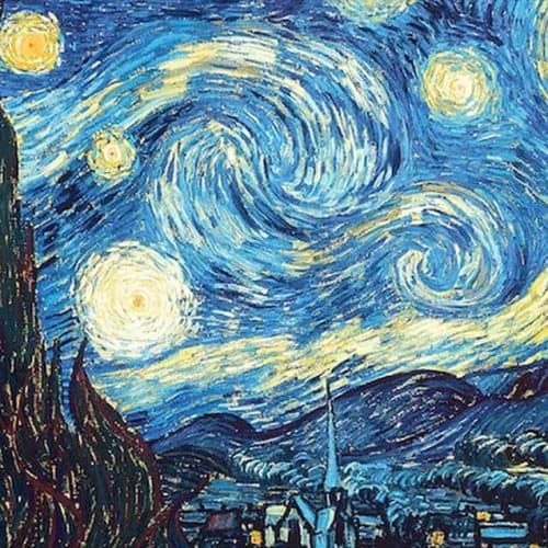 The Starry Night, Van Gogh (1889); Museum of Modern Art, New York
