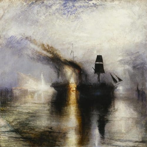 The magnificently brooding Peace: Burial at Sea, 1842; Tate