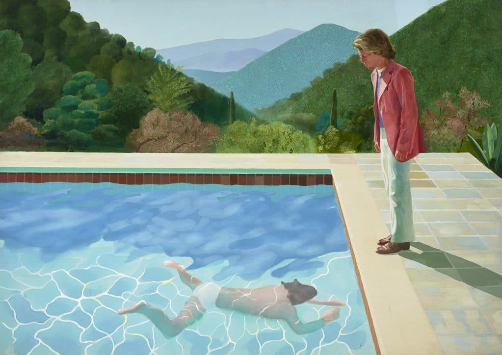 David Hockney, Portrait of an Artist (Pool with Two Figures)