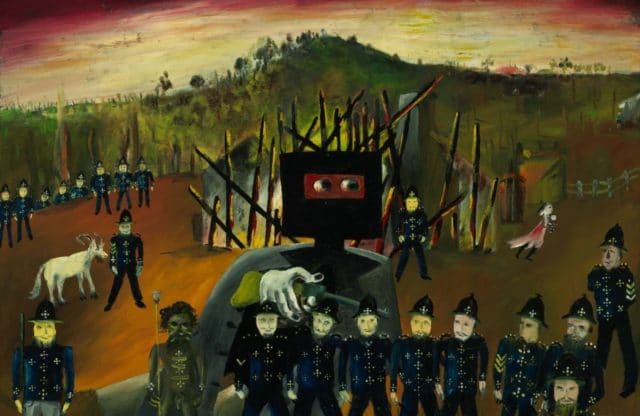 Australian artist Sidney Nolan and his haunting heroes